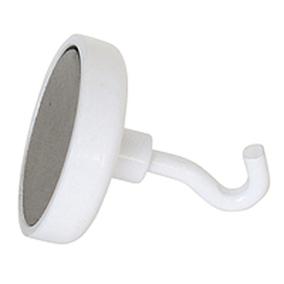 Strong round magnet with hook �32mm (pack of 2)