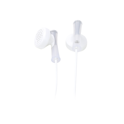 Juicy ATH-J100 stereo in-ear headphones 3.5mm jack white