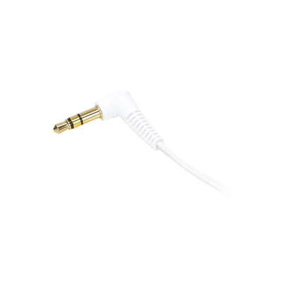 Juicy ATH-J100 stereo in-ear headphones 3.5mm jack white