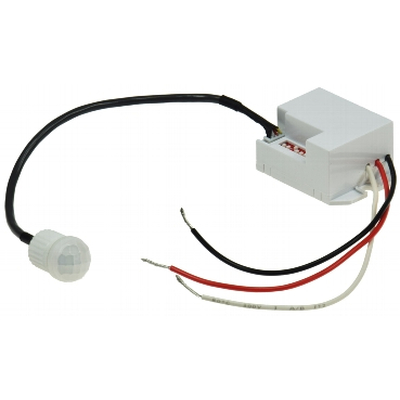 Built-in motion detector 12VDC 1-60W LED suitable, white - CT-PIR Mini 12V