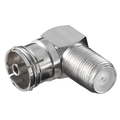 90 Winkeladapter F Buchse   Koax Buchse