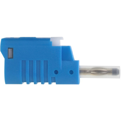 Sicherheits Laborstecker 4mm blau