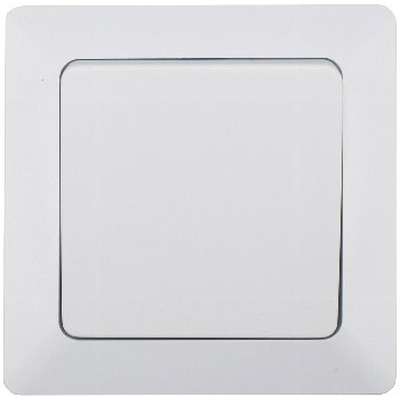   Cross switch incl. frame white matt
