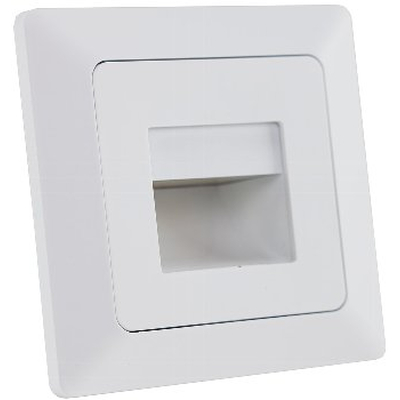 LED recessed luminaire  1,4W warm white matt white