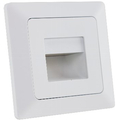 LED-Einbauleuchte  1,4W warmwei  wei matt