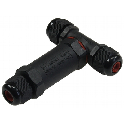 3 polige T-Verbinder IP68 230V wasserdicht f�r z.B. Erdkabel