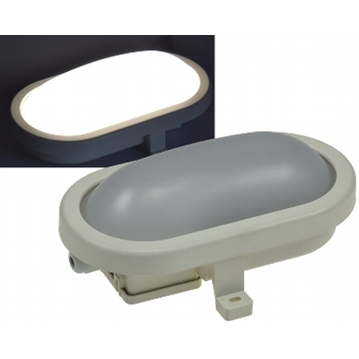 LED Oval damp-proof light  6W neutral white 4200K IP44 -...
