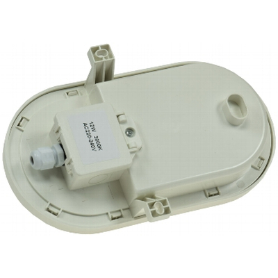 LED Oval damp-proof light 12,7W neutral white 4200K IP44 - FRL-O 12N