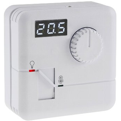 Raumthermostat mit LED-Display 5-30�C 110-230V 7A