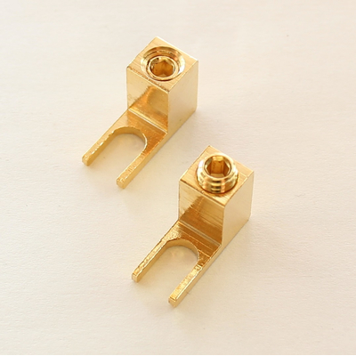 Gold-plated pair of cable lugs - MFC-2