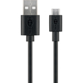 Micro-USB Fast Charging and Sync Cable 1m black