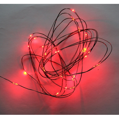 Mini LED fairy lights 30 LEDs red 2.2VDC