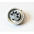 M16 built-in socket 5 pin 5A 60V IP40 - KGV 50