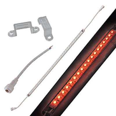 LED strip red 63 cm IP67