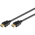High Speed HDMI Kabel, vergoldet  1m schwarz