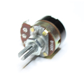 Potentiometer axial mono  100K lin mit Schalter 1 x ein