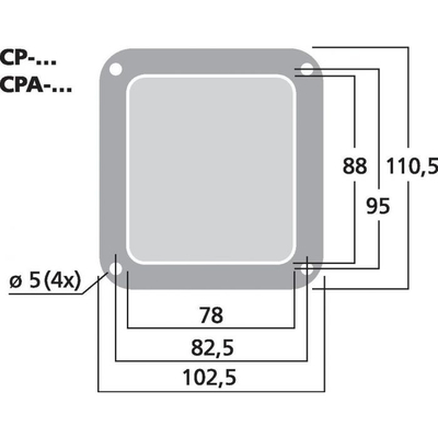 PA terminal for self-assembly - CP-5/SW