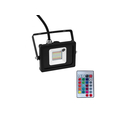 Outdoor floodlight 10W RGB with IR remote control IP65