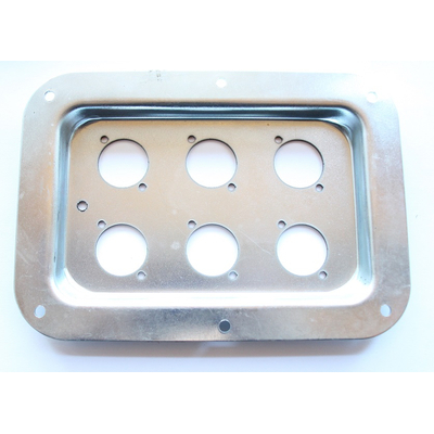 Installation shell for 6 x XLR or PA speaker connection...