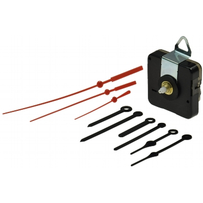 Quartz clock work incl. 3 sets of pointers