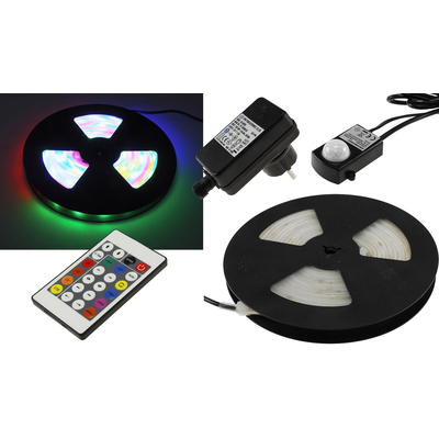 LED-Pixel Stripe Set RGB / ww 5m + FB IP44