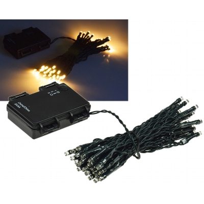 LED Lichterkette mit Batteriebetrieb  20 warmwei�e LEDs 3.0m f�r Innen IP20