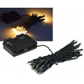 LED Lichterkette mit Batteriebetrieb  20 warmwei�e LEDs...