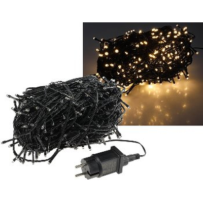 LED Outdoor lightchain 400 LEDs 40m warm white black...