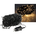 LED Aussen-Lichterkette 400 LEDs 40m warmwei� schwarzes...