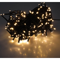 LED Aussen-Lichterkette 200 LEDs 20m warmwei� schwarzes...