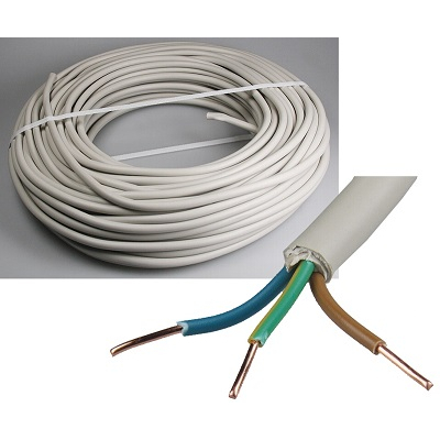 Laying wire NYM-J 3 x 1.5 50m 3G1.5 grey