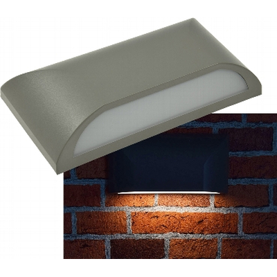 LED Wall lamp 6W warm white angular IP65 - KWL-220