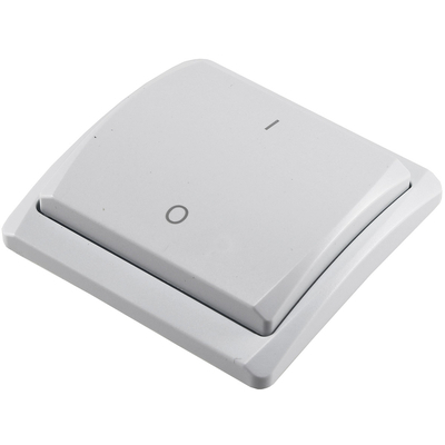 Pilota Casa Solo wireless transmitter in light switch design, range up to 70m.