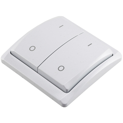 Pilota Casa wireless transmitter (Dou) in light switch design, range up to 70m.