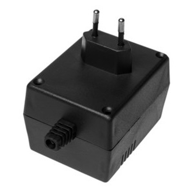 Enclosures with Euro plug  55x 82x64mm black