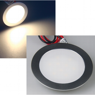 LED Einbauleuchte 0,5W kaltwei� 6000K - EBL Slim rund CW