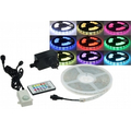 RGB LED-Stripe Set 5m mit Controller, Netzteil und...
