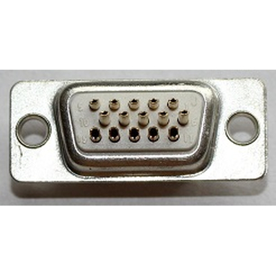 D SUB connector male 15 pin HD