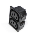 IEC 60320 2 x female C13 10A