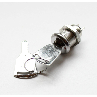 Miniature metal key switch