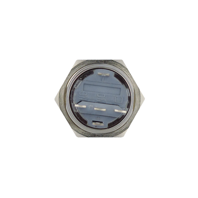 Rotary switch with illumination 24V �19mm on/on 230V 5A blue IP67
