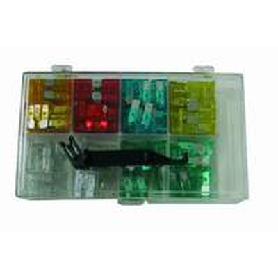 Standard flat plug fuse assortment 120 pcs.