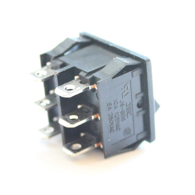 Rocker switch 2 x on/on 21.9 x 19.3mm