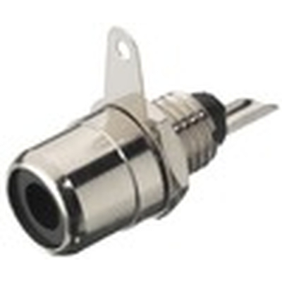 RCA panel socket black