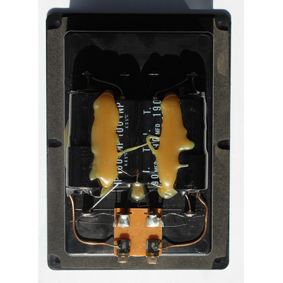 Subwoofer crossover with connection terminal