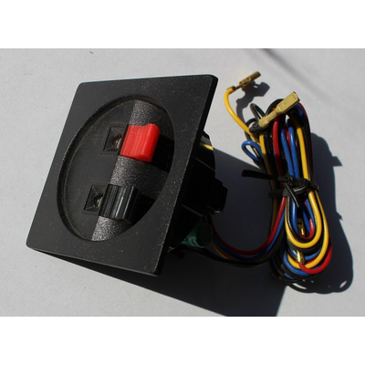 2 way crossover with connection terminal