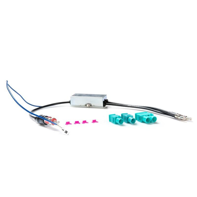 Phantom power adapter double FAKRA socket - ISO plug