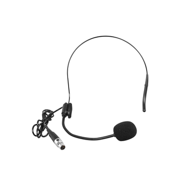 Headset microphone for UHF-E bodypack transmitter bk