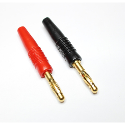 MC 4 mm banana plugs pair red / black