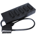 Scart distributor 5 to 1 fully occupied